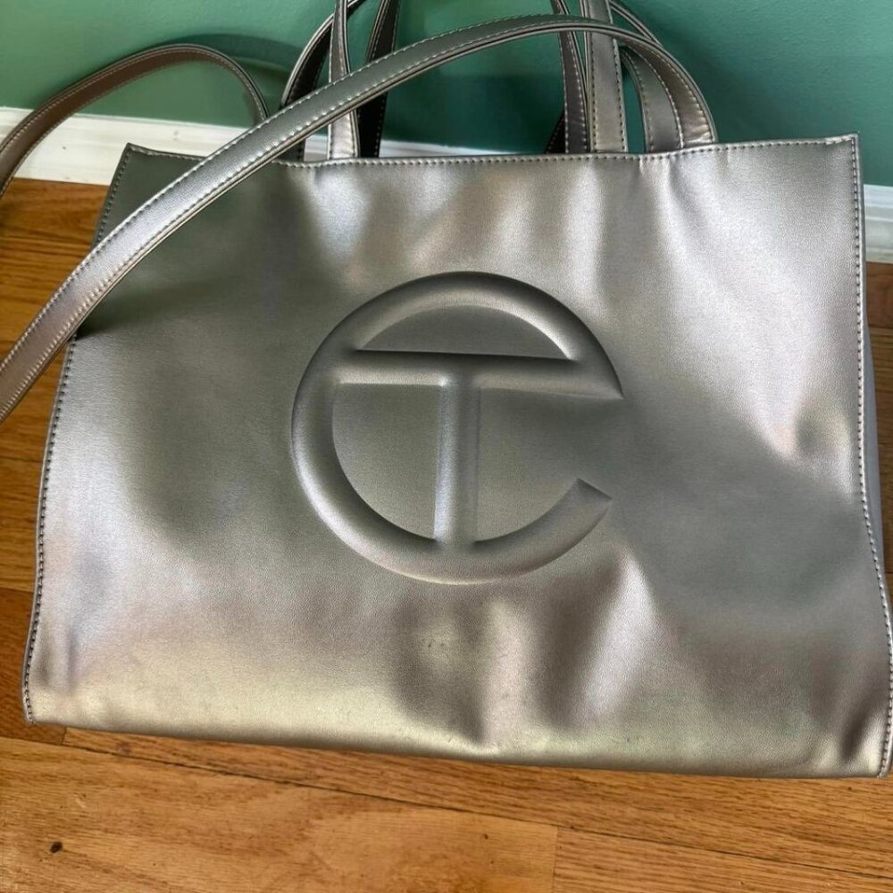 Bronze Telfar Bag